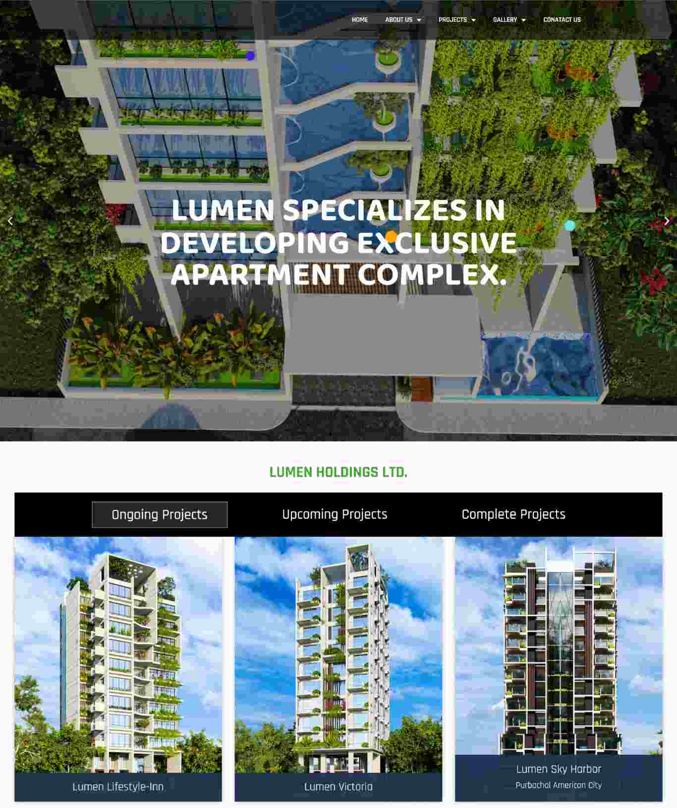 lumen specializes in developing exclusive apartment