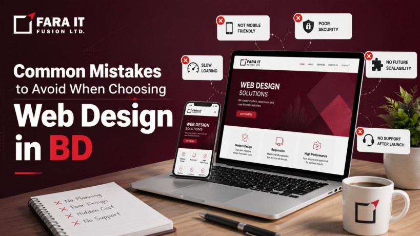 Common Mistakes to Avoid When Choosing Web Design in BD